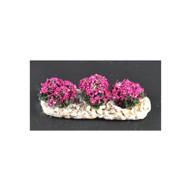 barrette triple fuschia