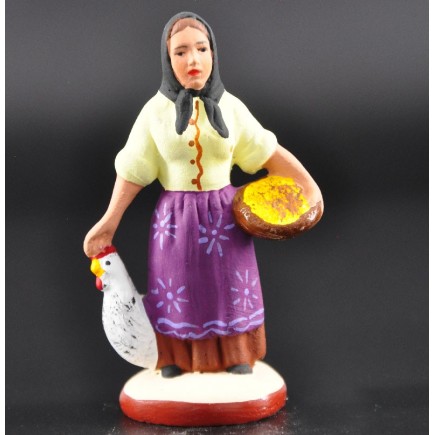 Femme Ã  la poule