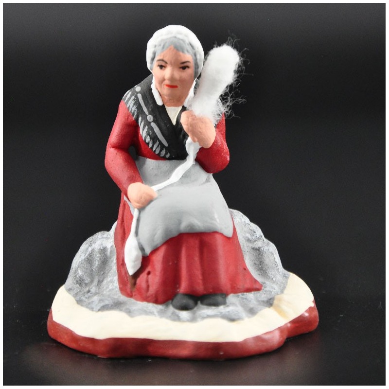 Fileuse assise