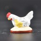 poule poussin blanche 5cm poule poussin blanche 5cm