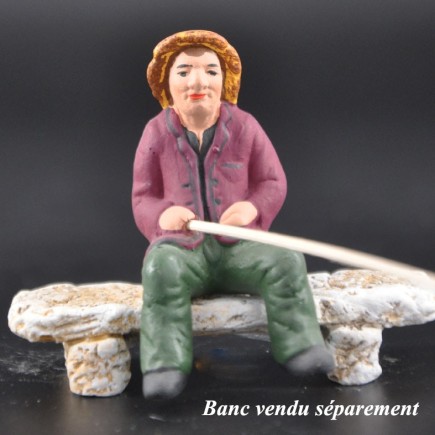 PÃªcheur assis