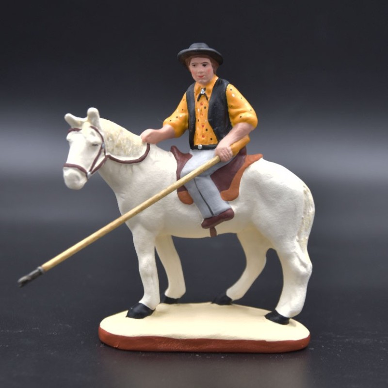 gardian jaune Ã  cheval