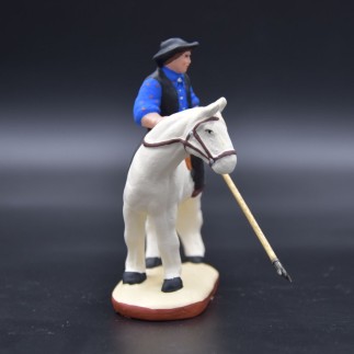 gardian bleu Ã  cheval