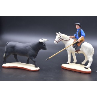 gardian bleu Ã  cheval