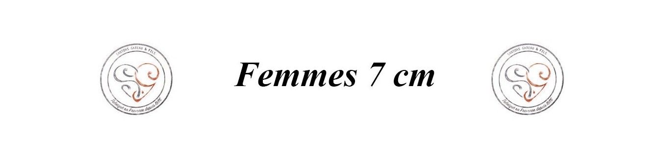 Les santons femmes en 7 cm